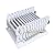 Wall-Mounted Retractable Attic Ladder Pull Down System-12 Steps Al-Mg Alloy Attic Stairs, 10.17FT Wall-Mounted Collapsible Loft Ladder with Armrests, Retractable Attic Ladder(White)
