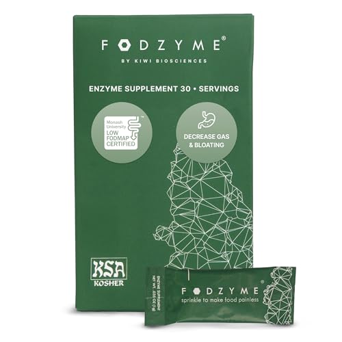 FODZYME® On-The-Go Digestive Enzymes for Gut Health, Relief for Bloating,