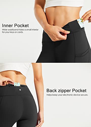 Willit Women's Fleece Lined Leggings Water Resistant Winter Pants Thermal High Waisted Yoga Hiking Running Tights Pockets4