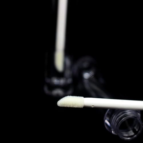 Miniatura 4 de Paquete de 22 tubos de brillo de labios blancos redondos vacíos de 0.2 fl oz contenedores de tubo de brillo de labios lindos con varita al por mayor