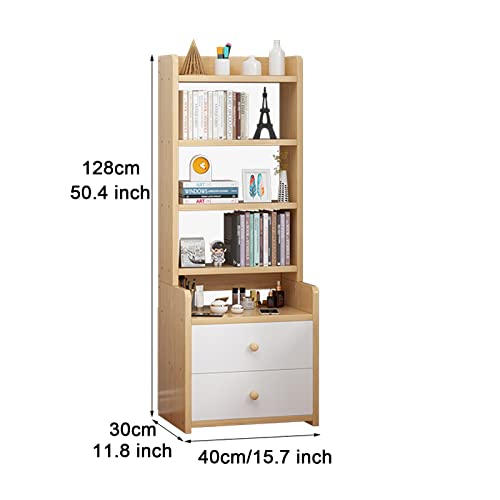 Table de chevet en bois style milieu du siècle fini blanc