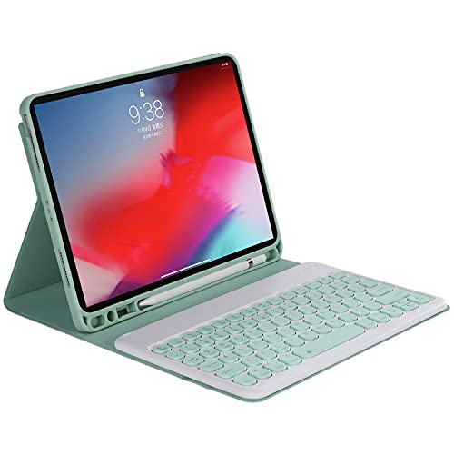 ZOMUN Capa de teclado para iPad 10.2 (7ª geração 2019) e (8ª geração 2020), e (9ª geração 2021), tec