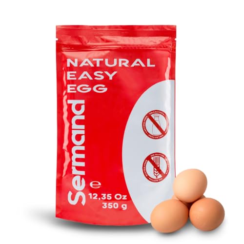 Eipulver aus Freilandeiern (350 g) | Albumin | Pasteurisiertes Eiweiß | Getrocknetes Eiweißpulver | Laktosefrei | Glutenfrei | Im wiederverschließbaren Beutel