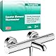 hansgrohe Ecostat Element - Wannenthermostat Aufputz, Wannenarmatur mit Sicherheitssperre (SafetyStop) bei 40° C, Thermostat für die Badewanne, Mischbatterie für 2 Verbraucher, Chrom, 13347000