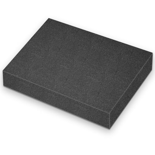 Uneven And/Or Excessive Gap Between The Center Tray/Upfitter Switch Assembly And The Instrument Panel Topper - 2019-2022 Ford Ranger 7 Polyurethane Foam Padding, 1 PCS 16 x 12 x 3 Inch Black Soft Cuttable Packing Foam Inserts for Cases, Furniture, Automotive and Packaging