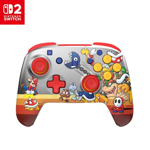 Image of Turtle Beach Rematch Wireless Gaming Controller: Koopa Troop, Switch 2 | Nintendo Switch OLED, TMR Thumbsticks, Rechargeable 40-Hr Battery, 2 Mappable Back Buttons, Motion Controls, Koopa Troop