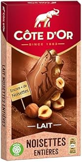 Cote D'Or Lait Noisettes 180g Bar