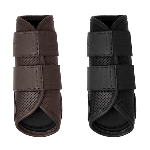 Bottes de brossage en cuir LeMieux Capella pour la protection élégante du cheval