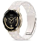 Compatible with Garmin Venu 3 Watch Band Resin, Venu 2/Venu 4 45mm, 22mm Strap Compatible for Forerunner 265/255/Vivoactive 4 Wristband Bracelet Replacement with Stainless Steel Buckle