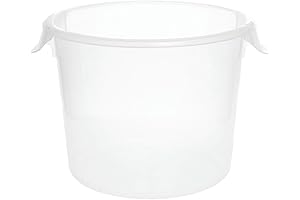 Rubbermaid Commercial 6-Quart Clear Plastic Buckets