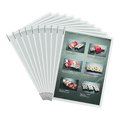 DJOIS by Tarifold - Desktop Reference & Display System 20 White-Framed Pockets - Durable Steel Wire Frames - Letter-Size Expandable Organizer - Made in France