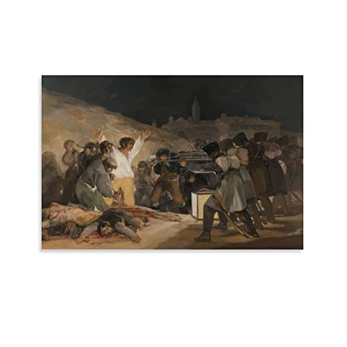 SHENGJIU Poster peinture Espana Painter Francisco Goya (51) Impression sur toile Poster Photo Peinture Posters Room Dec