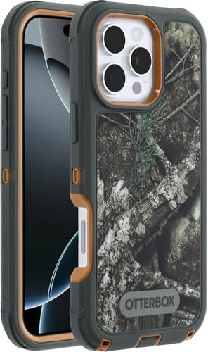 OtterBox Defender Series iPhone 16 Pro MaxpP[X -  MagSafeΉ RpO[h̗ی ϏՌ NGbW - Realtree APX - 񏬔i