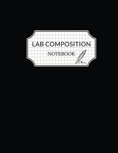 Black Lab Notebook: 150 Pages Graph Paper Notebook, Lab Graphing Paper Notebook Gifts For Math &amp; Science Students