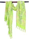 Abmessungen: 160*120 cm, Size:One size Sehr schöner von Hand gebatikter Sarong aus Indonesien mit typischen Symbolen und Mustern bedruckt