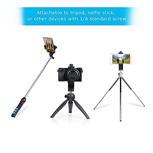 Sharingmoment H-TWO Premium Smartphone Holder/Vertical And Horizontal Tripod Mount Adapter Rotatable Bracket With 1/4 Inch Screw/Adjustable Clip For Iphone, Android Cell Phone, Selfie Stick, Camera Stand thumb #6