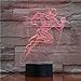 Produktbild Wfmhra 3D-Lampe Justice League Blitzsensor Atmosphäre 7 Farbe mit ferngesteuertem LED-Nachtlichtlampen-Hologramm