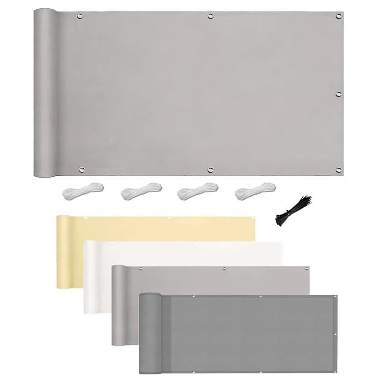 Vela de sombra rectangular 1.8x2.5m toldo impermeable gris
