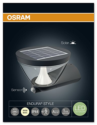 Osram Endura Style Lantern Solar 5 W, Grigio, 26.7...