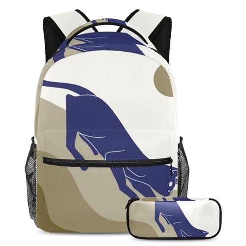 Cartables enfant sac à dos scolaire et trousse Mosaic Tiger multicolore #06