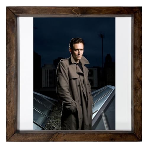 Tom Hiddleston - 12X12 Full Color Photo Sign With Wood Frame PTR #G525570