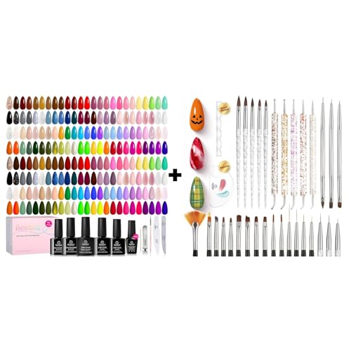Beetles 110 PCS Gel Nail Polish Set, 100 Colors Infinite