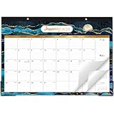 2024 Desk Calendar - Desk/Wall Calendar 2024, Jan 2024 - Dec 2024, 17' x 12', 2-in-1 Desk Calendar, Tear Off Design, 2 Corner Protectors, 2 Hanging Hooks, Holidays & Julian Dates