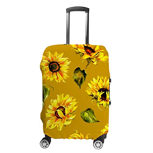 Housse pour bagages voyage tournesol évite les rayures de valise en soute