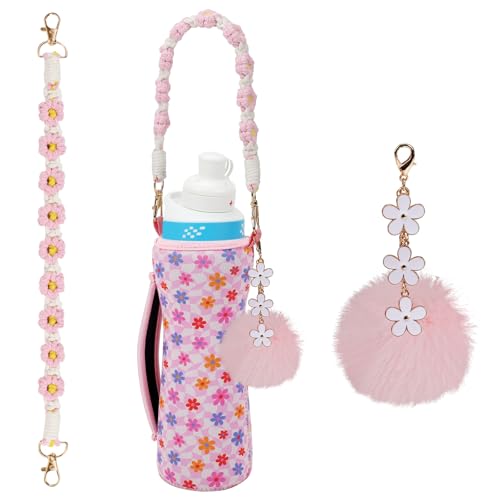 SLEILIN Upgrade Your Hydration Experience with Cirkul Accessories: Sleek Cirkul Water Bottle Sleeve, Stylish Cirkul Charms, Durable Straps, Handy Bottle Handle & More