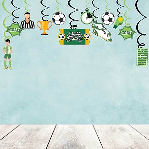 Festiko Football Theme Party Supplies (8 Pcs Swirl Cutouts, 8 Pcs Swirl Ribbons) - For Game Day, And Football Birthday Party Decorations,Party Supplies Themed Swirls,Multicolor