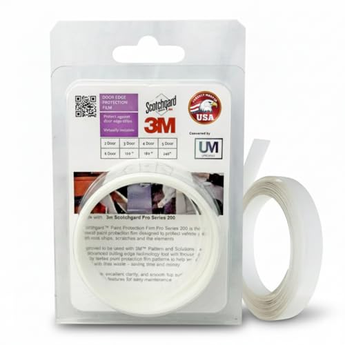 3M-4 Door Edge Paint Protection Film PPF 8mil Precut Strips, Universal Fit Clear Tape Door Seal, Car Accessories Car Cover, Scotch Guard, Clear Tape, Door Protector, Car AccessoriesTruck, SUV,Upromax
