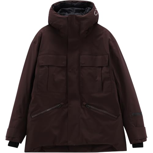 Veste Fix à capuche Wine CMP isolante et imperméable pour l'hiver