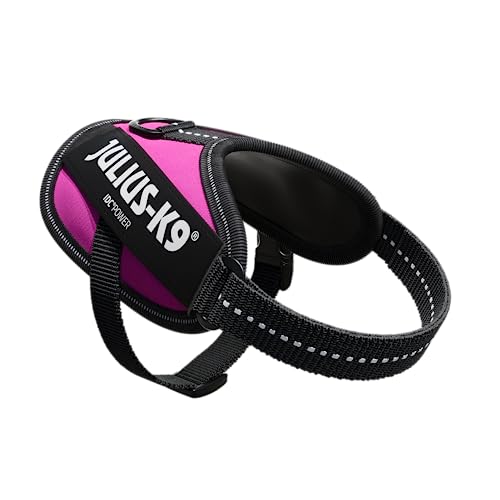 JULIUS K-9 IDC Powergeschirr, Größe: 2XS / Baby 2, Dunkelpink, 16IDC-DPN-B2