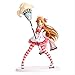 QWYU Anime Figurine peinte à l'échelle 1/8 en PVC version soubrette Yuuki Asuna 25 cm