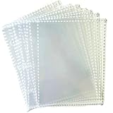 AbonAbon レフィル シール台紙 20枚 A8 サイズ 3つ穴 シール帳用 トレカ チェキ ファイル (レフィル)