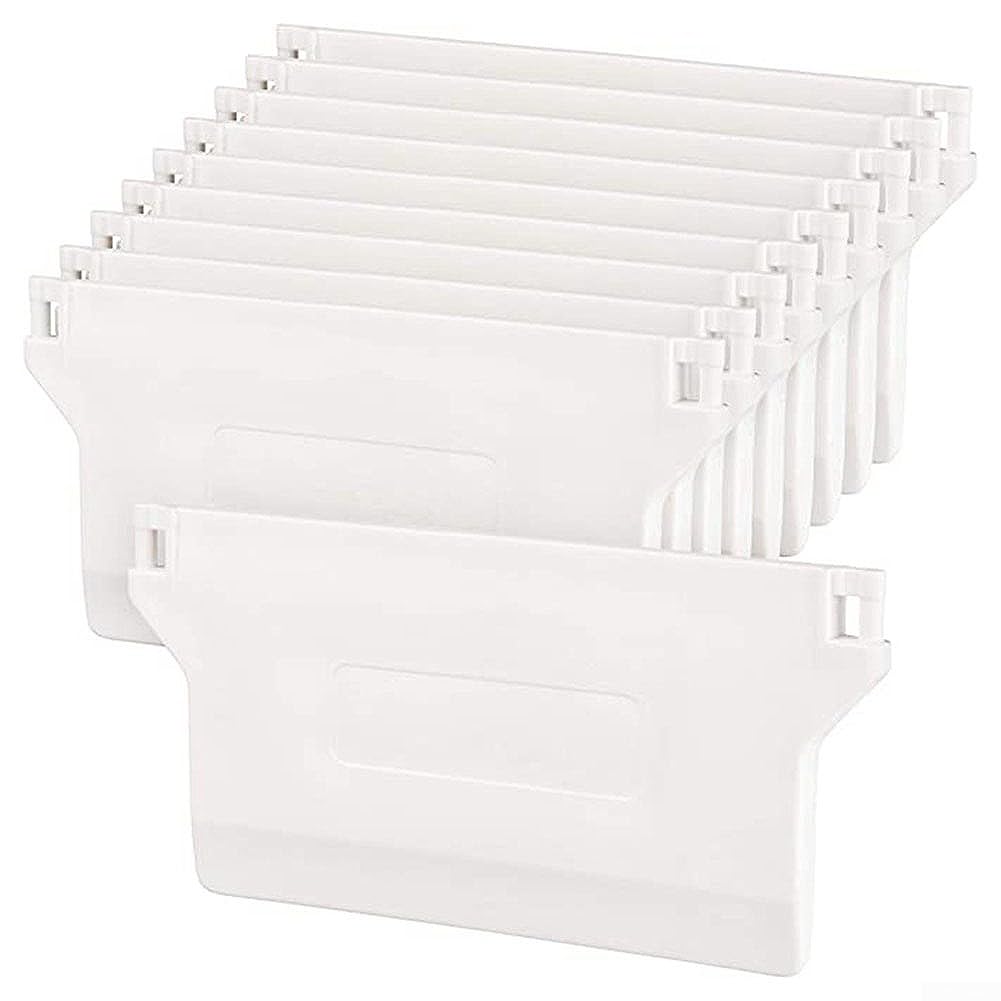 20 Ganci Riparazione Per Tende Verticale | Clip In Plastica Bianca 89mm | Kit Sostituzione Lamelle | Fai Da Te - 6