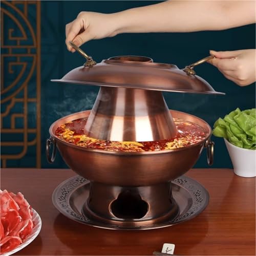 Olla de carbón tradicional china antiadherente para comidas compartidas 5