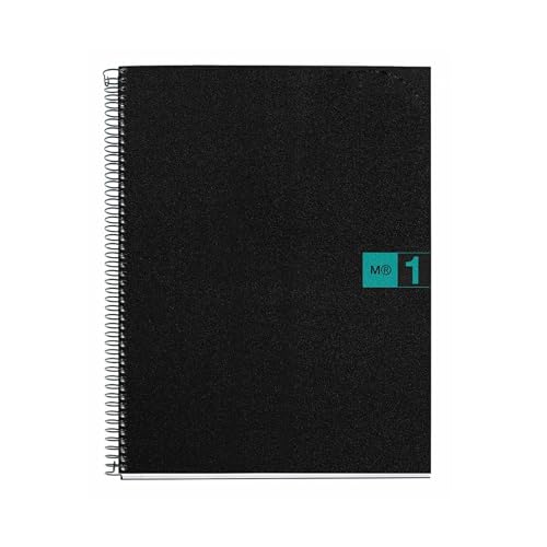 Miquelrius Single Subject Spiral Notebook, College Ruled, Green, 80 Sheets (8.5