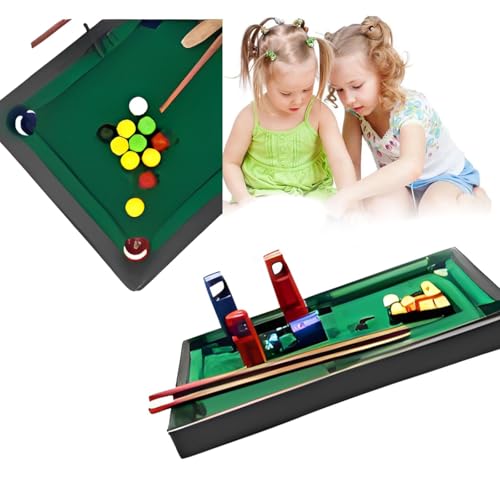 PNJB Mini Pool Table Game Set, Portable & Lightweight, Indoor Fun Game Toy, for Home, Office, Travel & Party Entertainment - Image 2