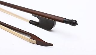 yinfente 4/4 cello bow brazilwood cello bows baroque style natural bow hair ebony frog straight