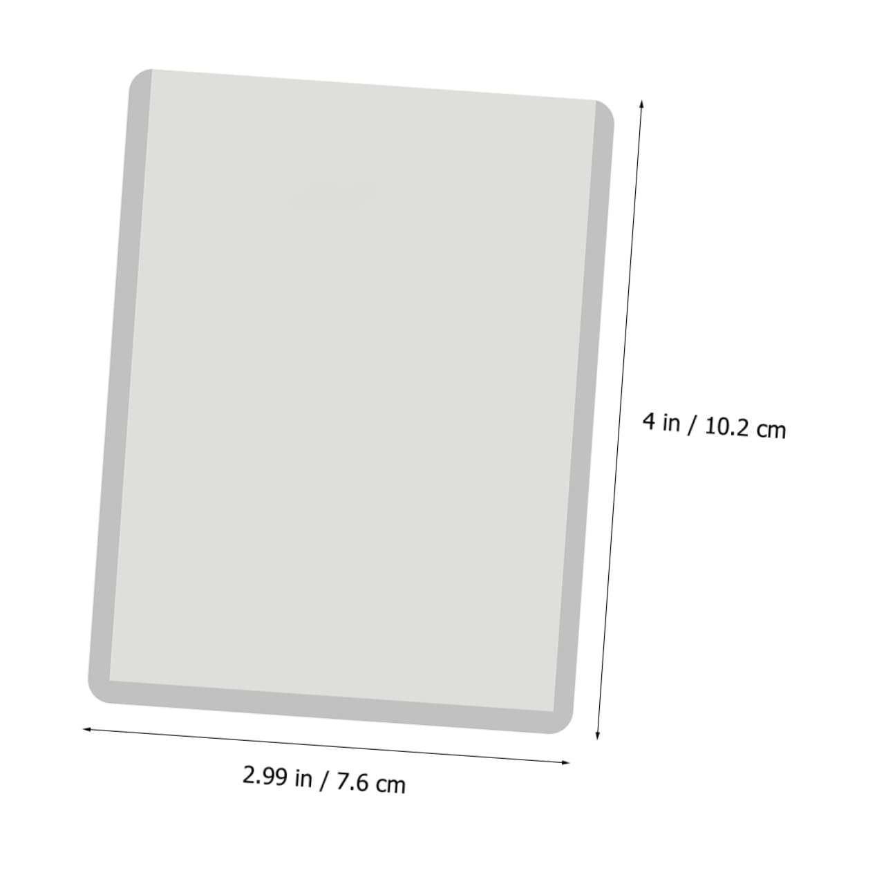Bustine Protettive per Carte Standard in Pvc Blu 100 Pezzi | Trasparenti, Anti-graffio e Riutilizzabili, per Carte da Gioco, Finitura Resistente'usura E'attrito
