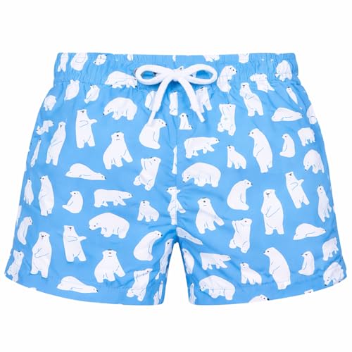 Image of INGEAR Little Boys Quick Dry Beach Board Shorts Kids Swim Trunk Swimsuit Beach Shorts Swim Trunk for Boys