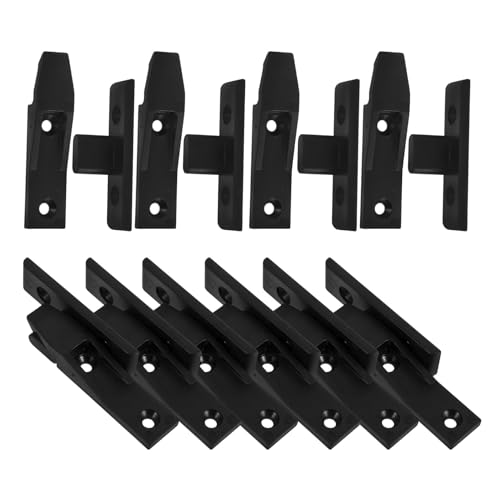 AUTSUPPL 10 set Giunti in Plastica Fissaggio Rapido per Pannelli Pareti Mobili Supporti Roma Connettori Stabili e Facili da Installare per Montaggio Armadi e Mobili