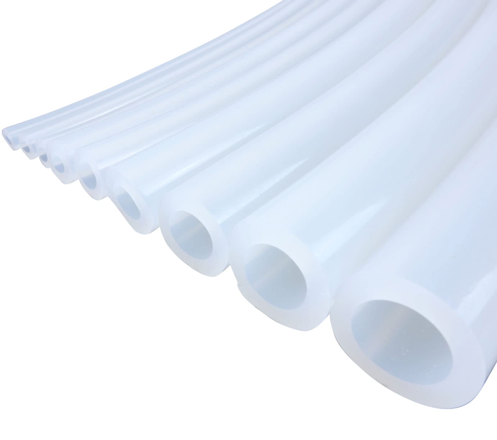 Schlauchland 10m Silikonschlauch ID-Ø 5mm lebensmittelecht FDA Lebensmittelschlauch |VIELE GRÖSSEN & Farben 2-19mm | Premium
