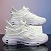 JEUROT Womens Sneakers Running Shoes Running Gym Sneaker Slip on Tennis Non Slip Gym Shoes Fashion Casual Lightweight Tennis Shoe White