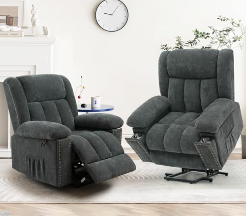 Sillón eléctrico reclinable con masaje y calor