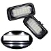 KACEPAR 2pcs Clear Lens White Light License Plate Tag Light, 2003-2007 Compatible with Chrysler Crossfire coupe, 2x18-LEDs License Plate Light Tag Lamp