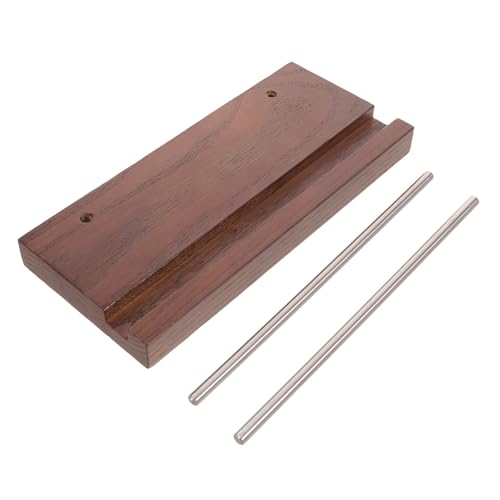 ULTECHNOVO Support de Rangement Vinyle Élégant Organiseur Pratique pour Disques Vinyles en Bois et Métal Montage Facile, Solution pour Salon et Bureau