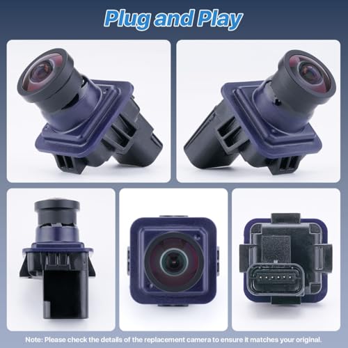 Image of OE Backup Camera Compatible with Ford F150 2010-2014, Ford Mustang 2015-2020, Lincoln MKC 2015-2019, Rear View Reverse Park Assist Camera Replaces AL3Z-19G490-A, BL3Z-19G490-B, CL3Z-19G490-B