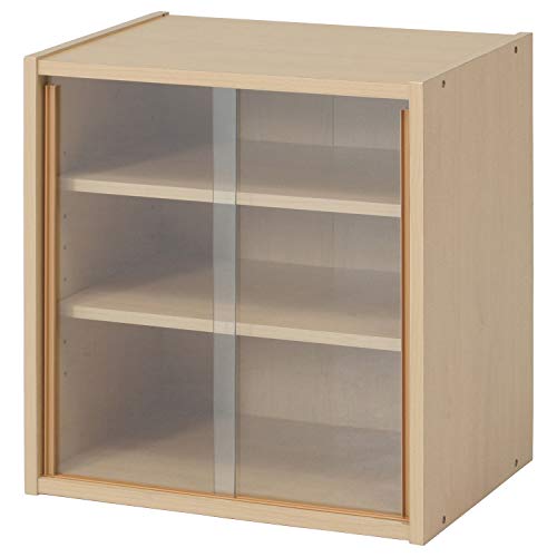 不二貿易 食器棚 ミニ 幅43cm ナチュラル コンパクト 81908